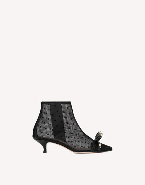 Red Valentino Geometric Bow Bootie