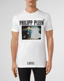 Philipp Plein T-shirt Platnum Cut Round Neck Scarface