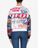 Love Moschino Logo Racing Stretch Sweatshirt
