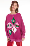 Wildfox Shimmering Ornaments Roadtrip Sweatershirt
