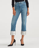 7 For All Mankind Luxe Vintage Sequin Boyfriend Jean in Muse