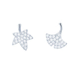 Le Loup Maple and Ginkgo Leaf earring