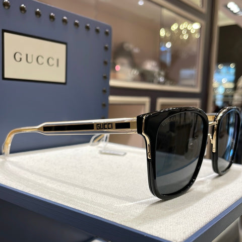 Gucci sunglass 2022 New collection-Black&Gold-7